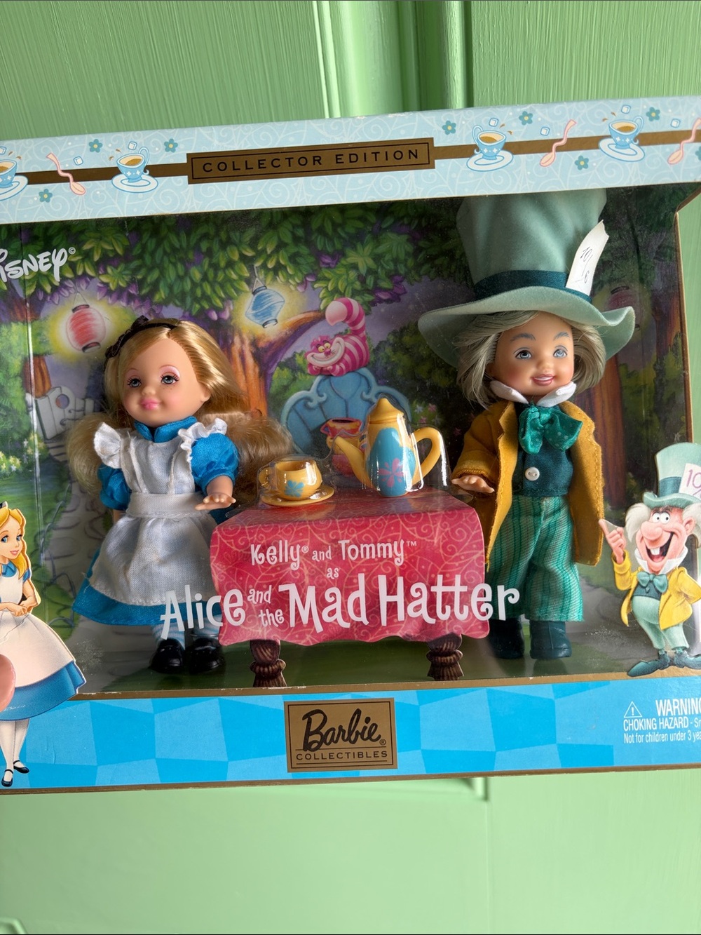 Barbie Kelly & Tommy Alice in Wonderland Set - 2002 Mad Hatter & Alice - Picture 7 of 9